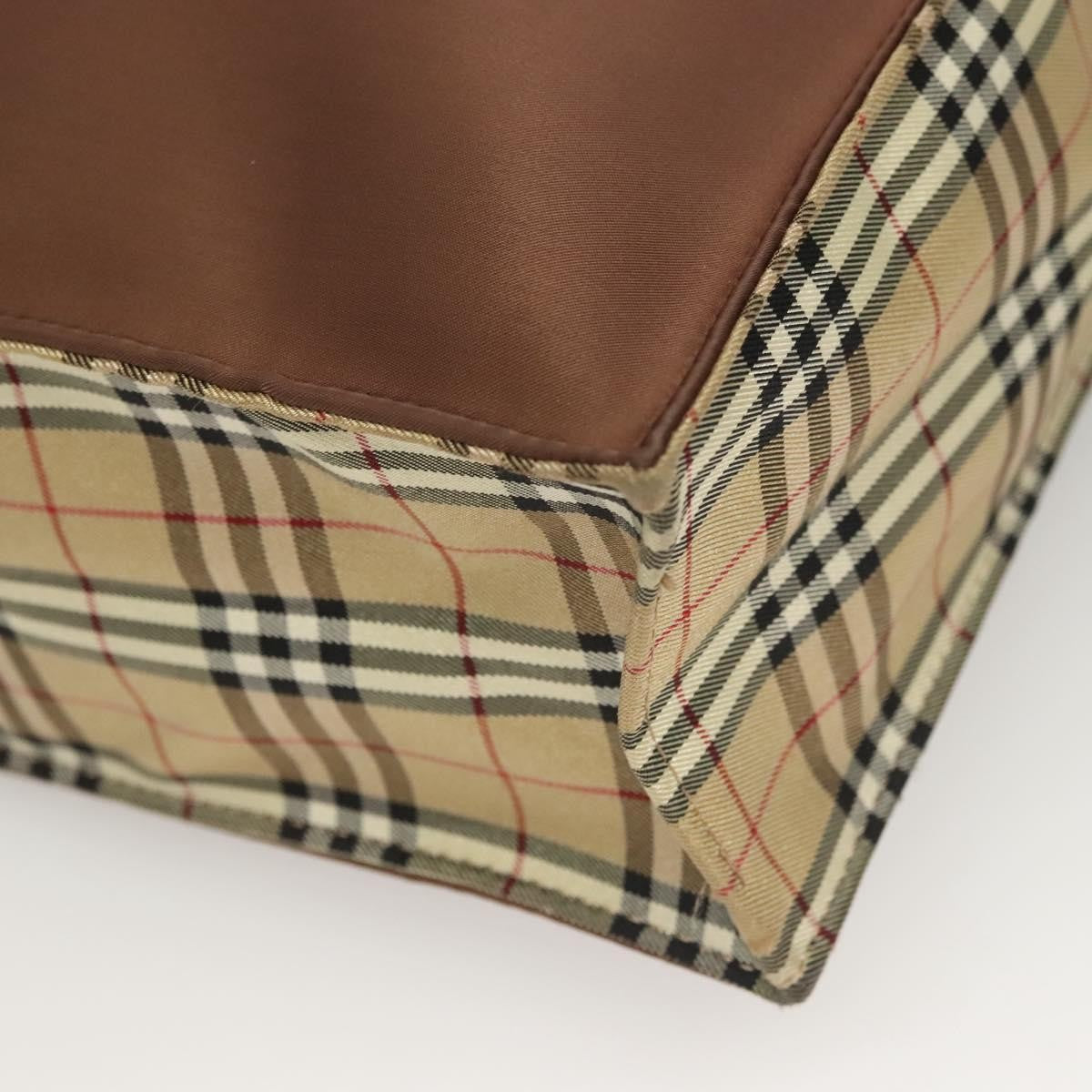 Burberry Nova Check Tote Nylon, BROWN, NYLON, Tote bag