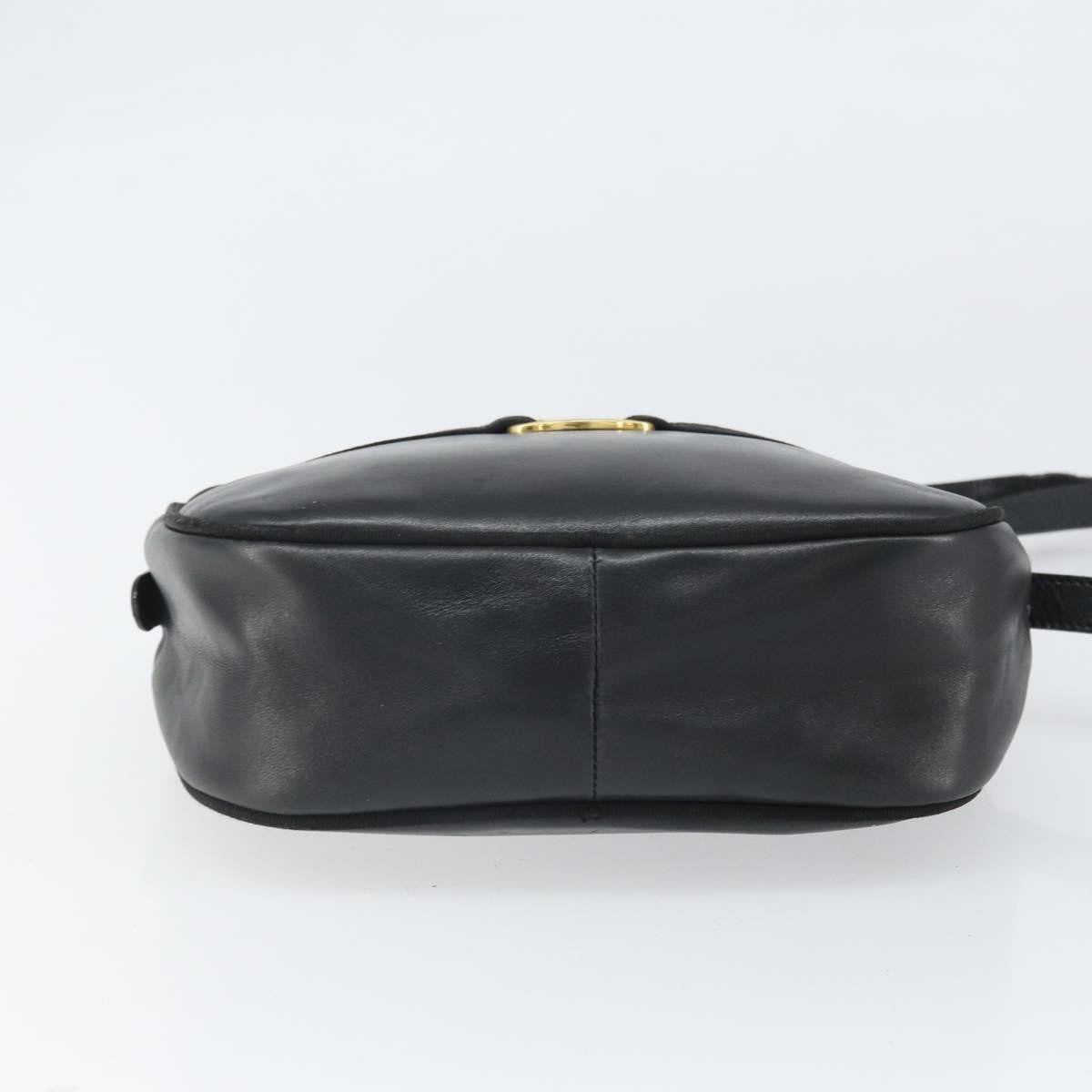Salvatore Ferragamo Vara Bow camera Shoulder Bag Leather, BLACK, LEATHER, Shoulder bag