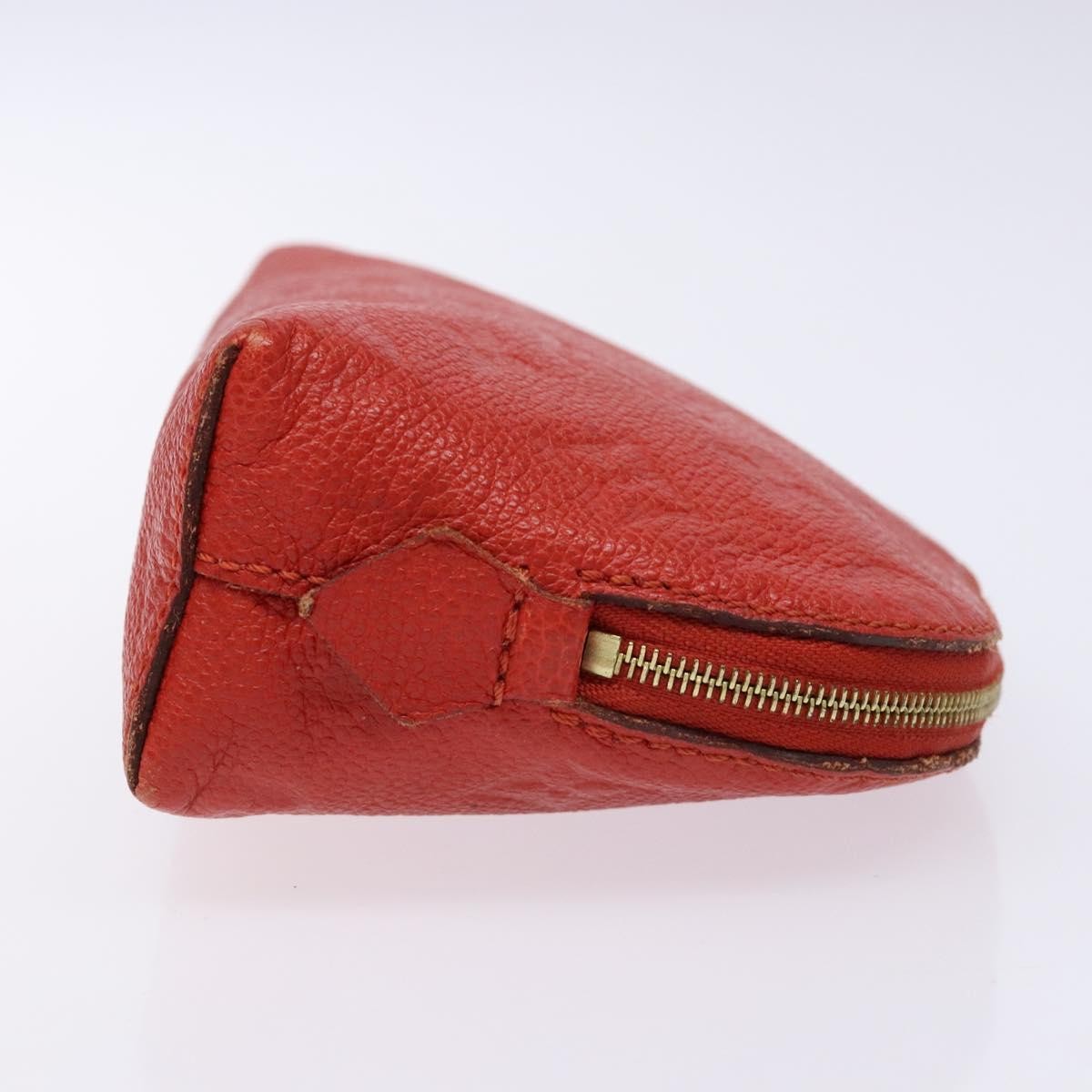 Louis Vuitton Cosmetic Pouch Monogram Empreinte Leather, RED, LEATHER, Toiletry Case