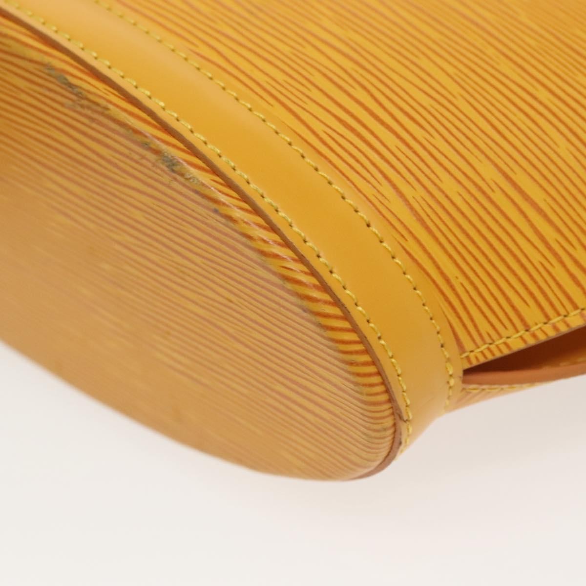 Louis Vuitton Saint Jacques Handbag Epi Leather, YELLOW, LEATHER, Handbag