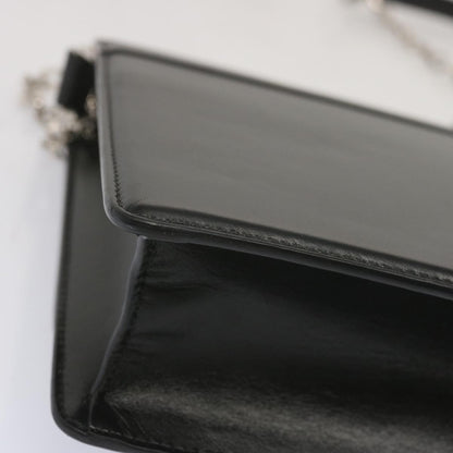 Givenchy 4G Chain Crossbody Bag Leather, BLACK, LEATHER, Crossbody bag