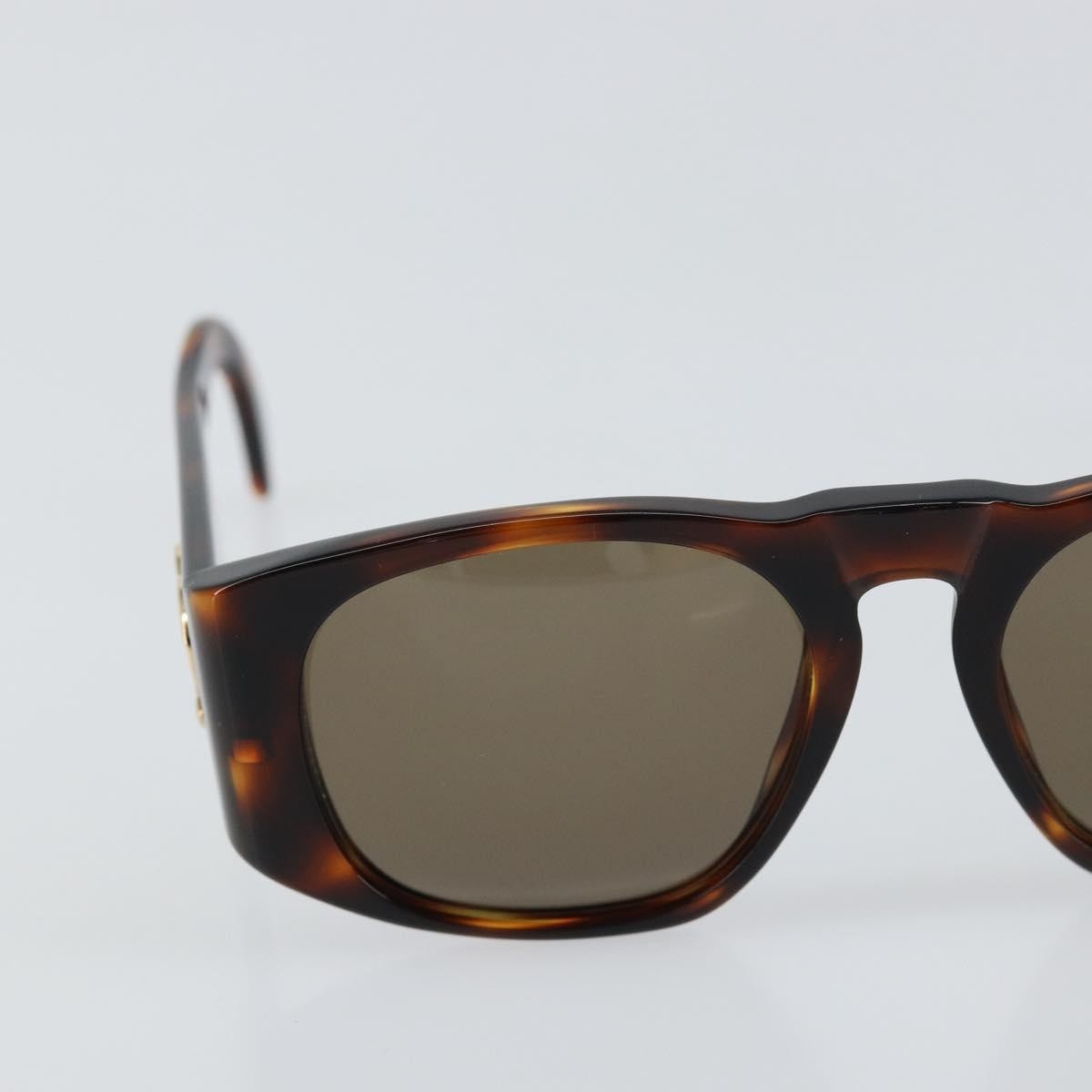 Chanel CHANEL Logo Sunglasses Eye Wear Plastic, Brown, Plastic, Sunglasses