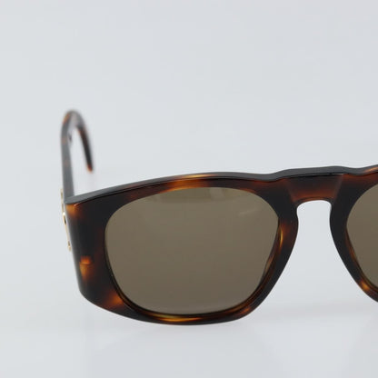 Chanel CHANEL Logo Sunglasses Eye Wear Plastic, Brown, Plastic, Sunglasses