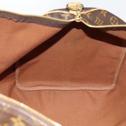 Louis Vuitton Keepall Bandouliere Bag Monogram Canvas, BROWN, CANVAS, Travel bag
