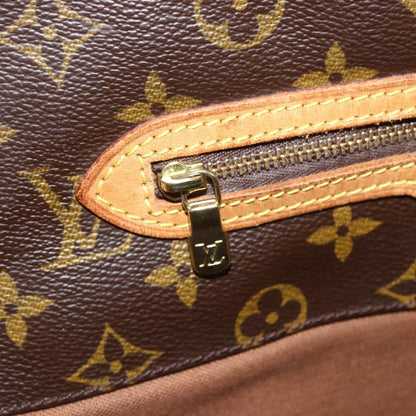 Louis Vuitton Shopping Sac Handbag Monogram Canvas, BROWN, CANVAS, Tote bag