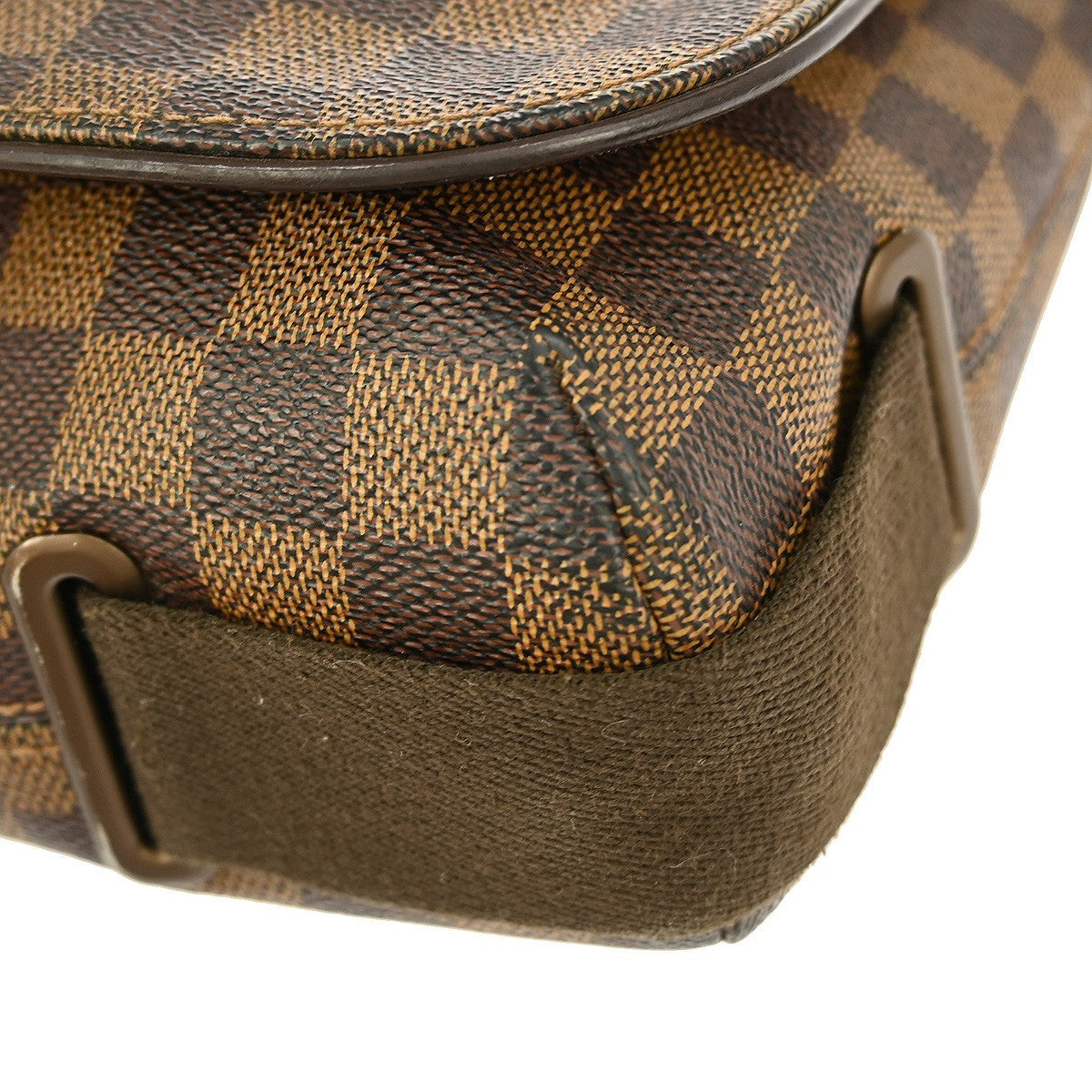 Louis Vuitton Brooklyn Handbag Damier, BROWN, CANVAS, Shoulder bag