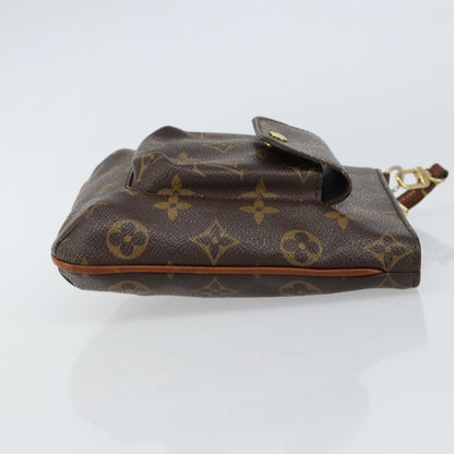 Louis Vuitton Partition Wristlet Clutch Monogram Canvas, BROWN, CANVAS, Clutche & pouche