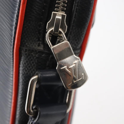 Louis Vuitton Danube Handbag Epi Leather, NAVY, LEATHER, Handbag