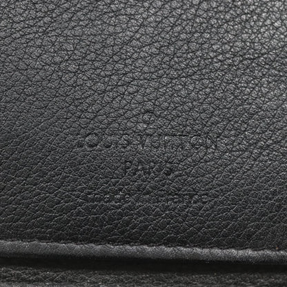 Louis Vuitton Zippy wallet vertical Taurillon Leather, BLACK, LEATHER, Wallets
