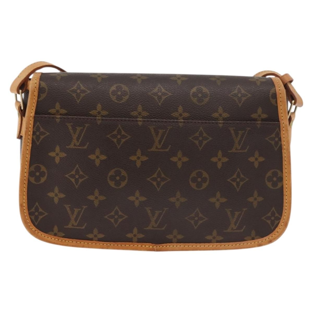 Louis Vuitton Sologne Handbag Monogram Canvas, Brown, Canvas, Shoulder Bag