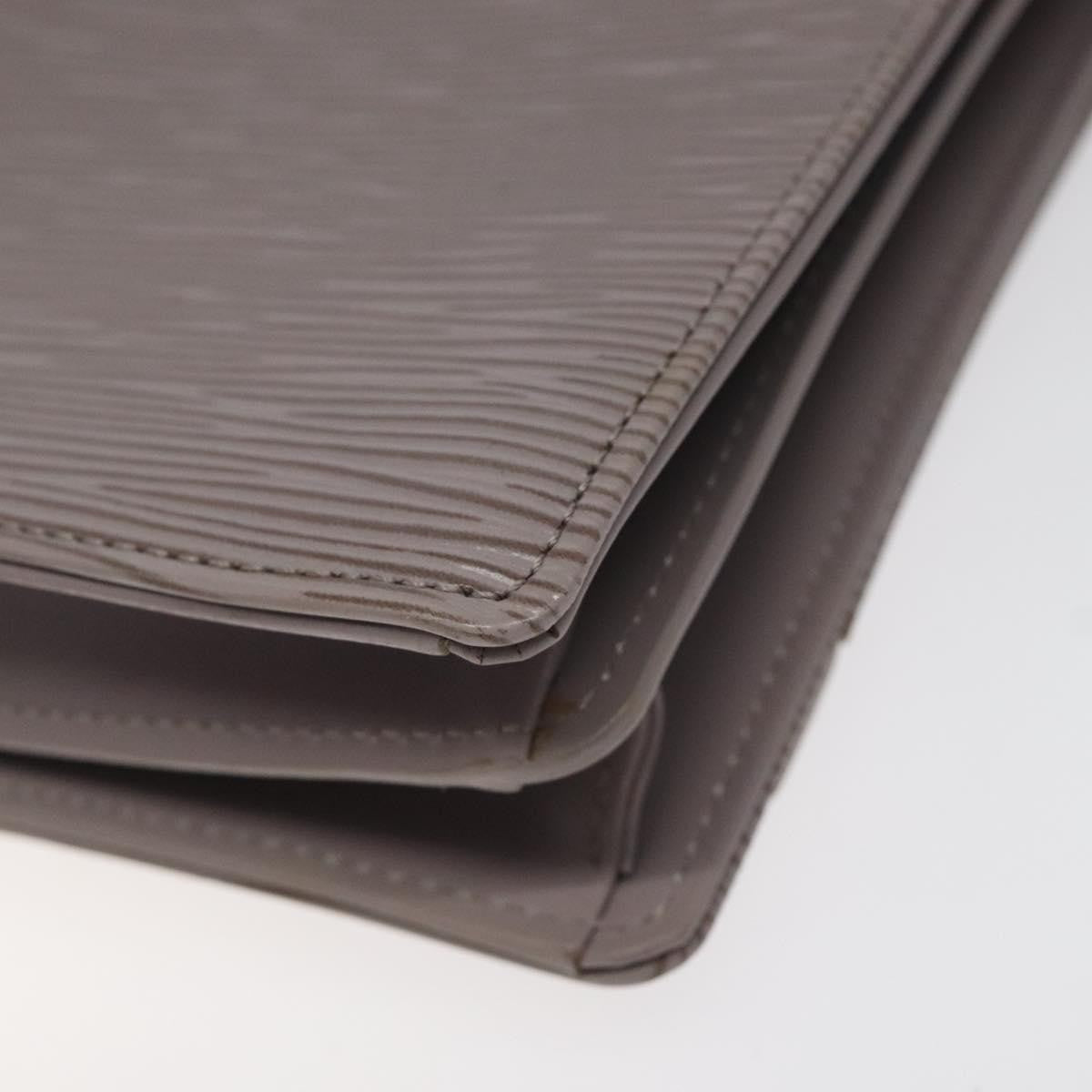 Louis Vuitton Biarritz Shoulder Bag Epi Leather, GRAY, LEATHER, Shoulder bag