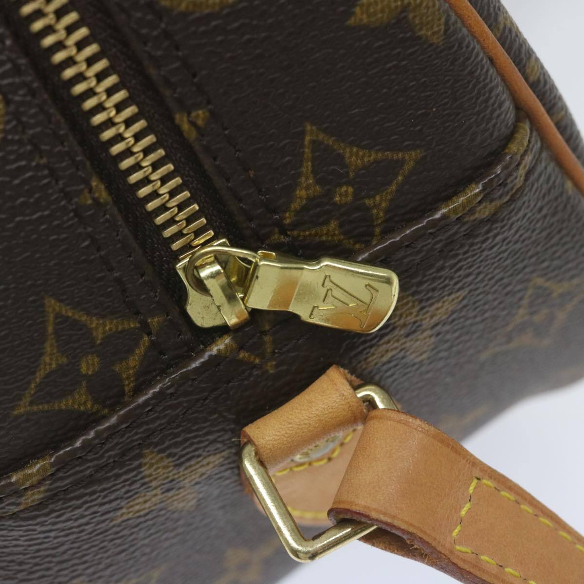 Louis Vuitton Blois Handbag Monogram Canvas, BROWN, CANVAS, Handbag