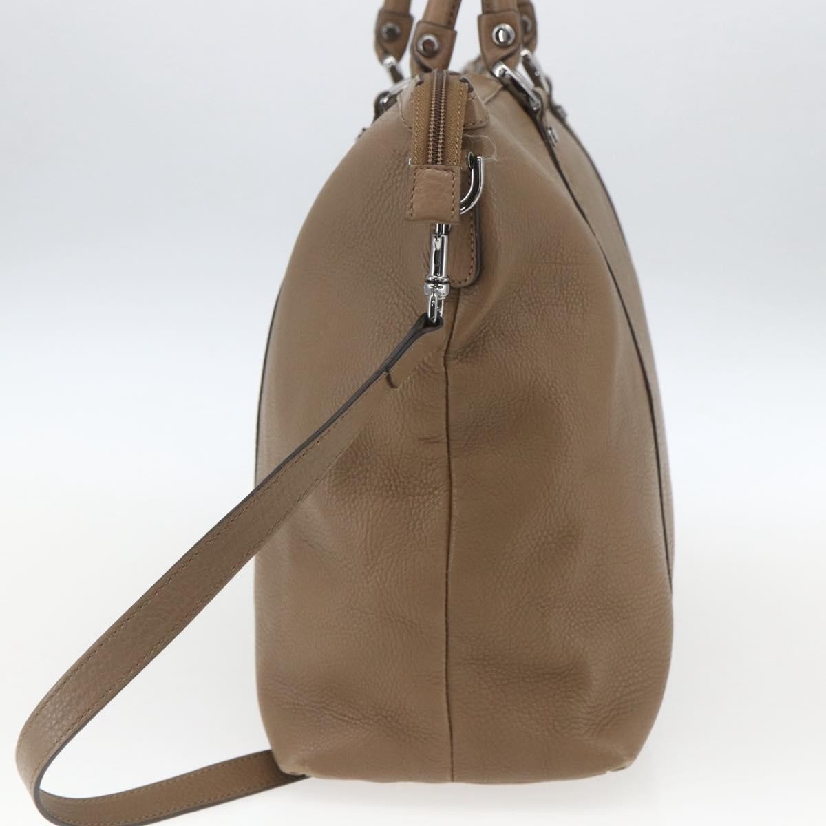 Gucci Vintage tote Leather, BROWN, LEATHER, Tote bag