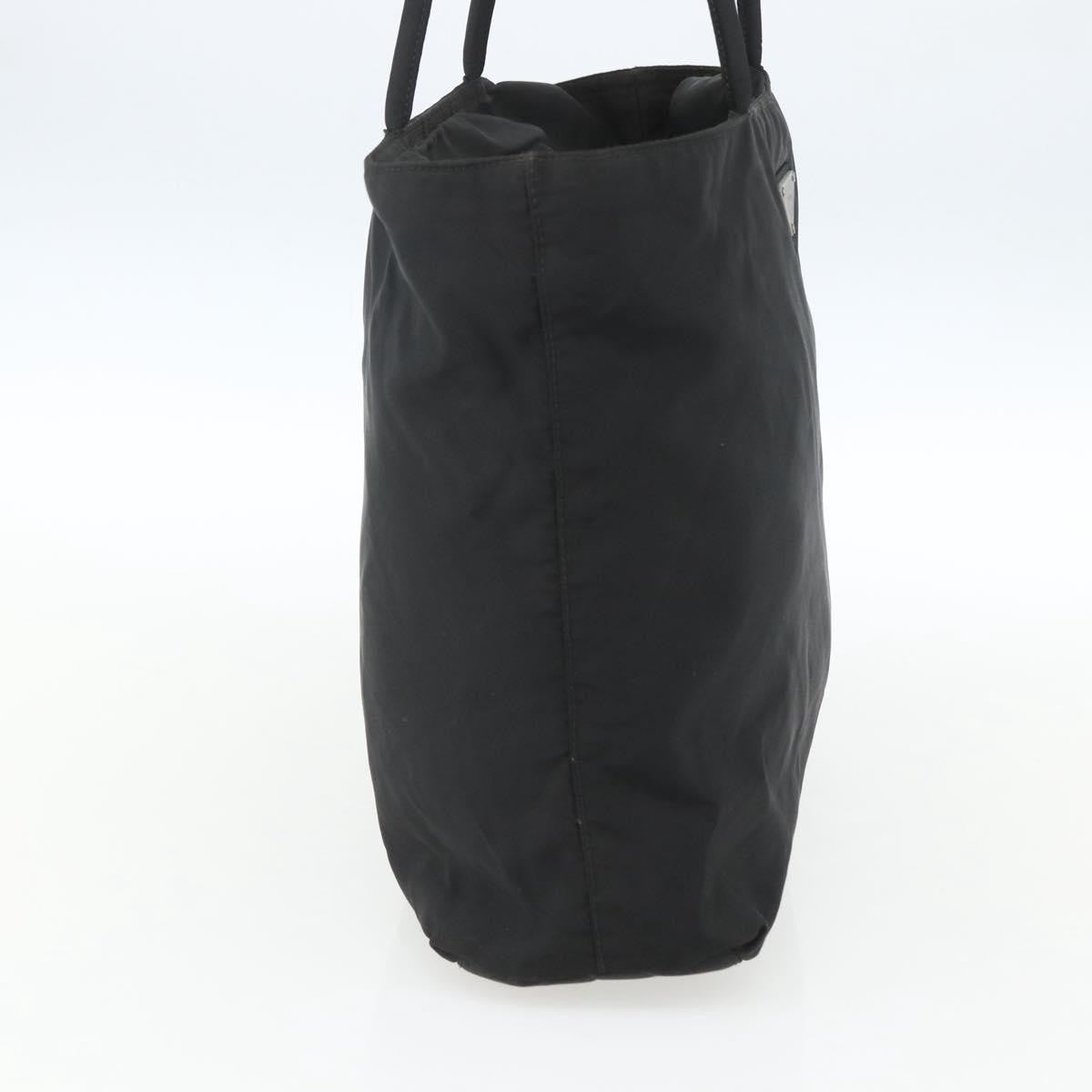 Prada Vintage Zip Tote Tessuto, BLACK, NYLON, Tote bag