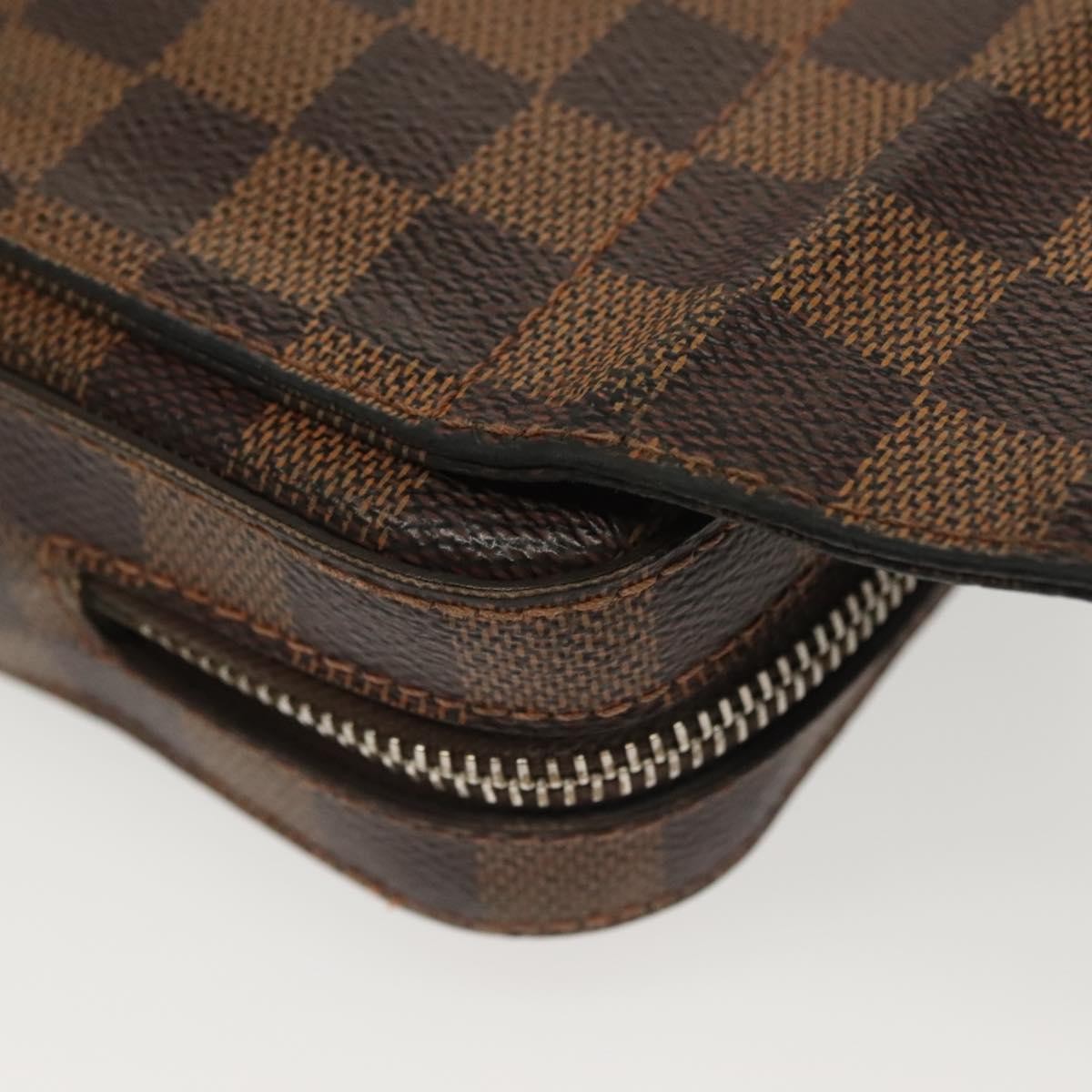 Louis Vuitton Geronimos Waist Bag Damier, BROWN, CANVAS, Shoulder bag