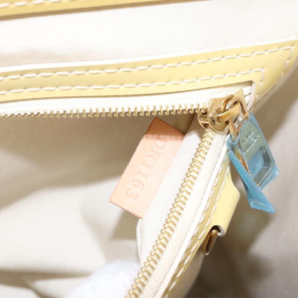 Louis Vuitton Catalina Handbag Monogram Vernis, YELLOW, PATENT_LEATHER, Tote bag