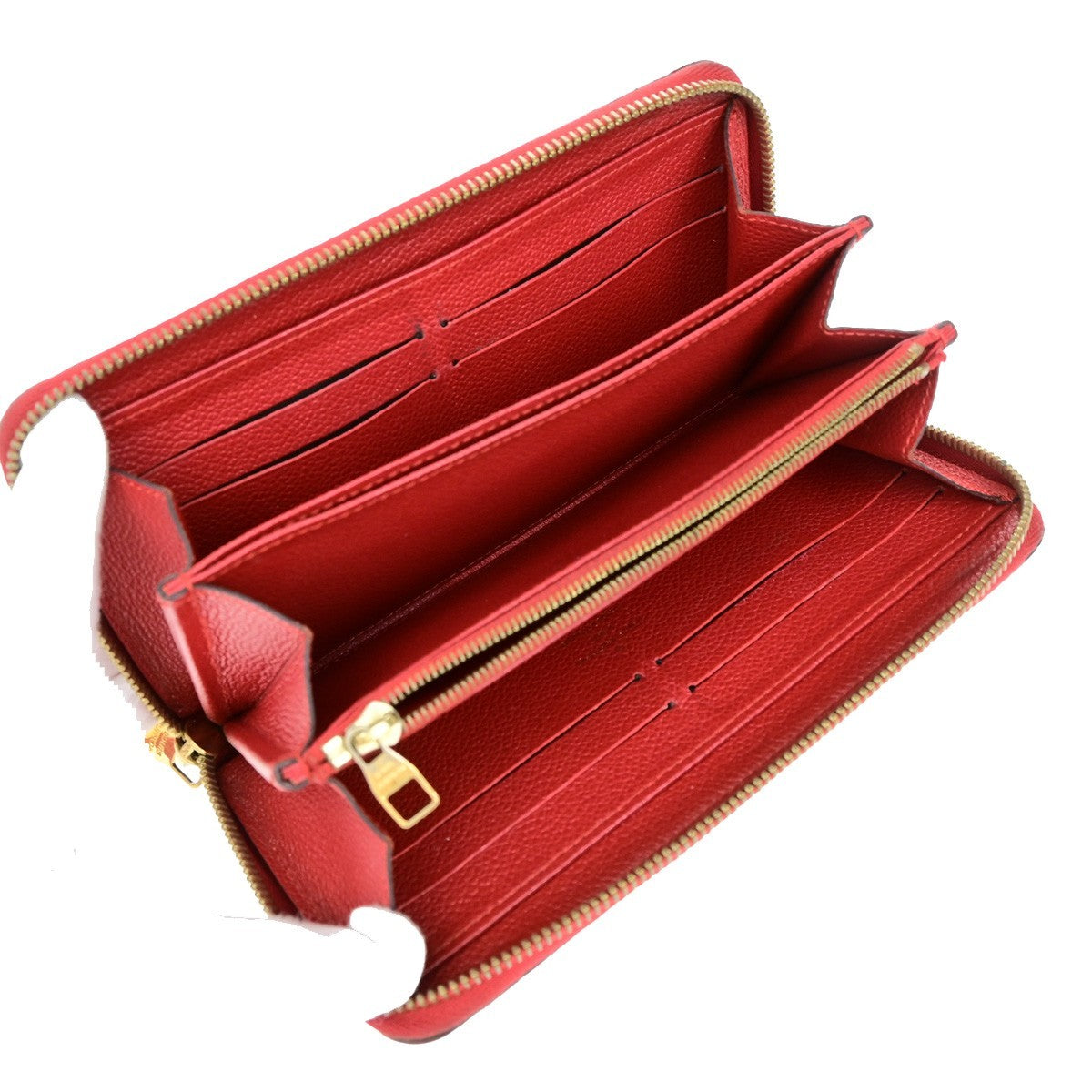 Louis Vuitton Portefeuille zippy Monogramme Empreinte Monogramme Empreinte, RED, LEATHER, Wallets