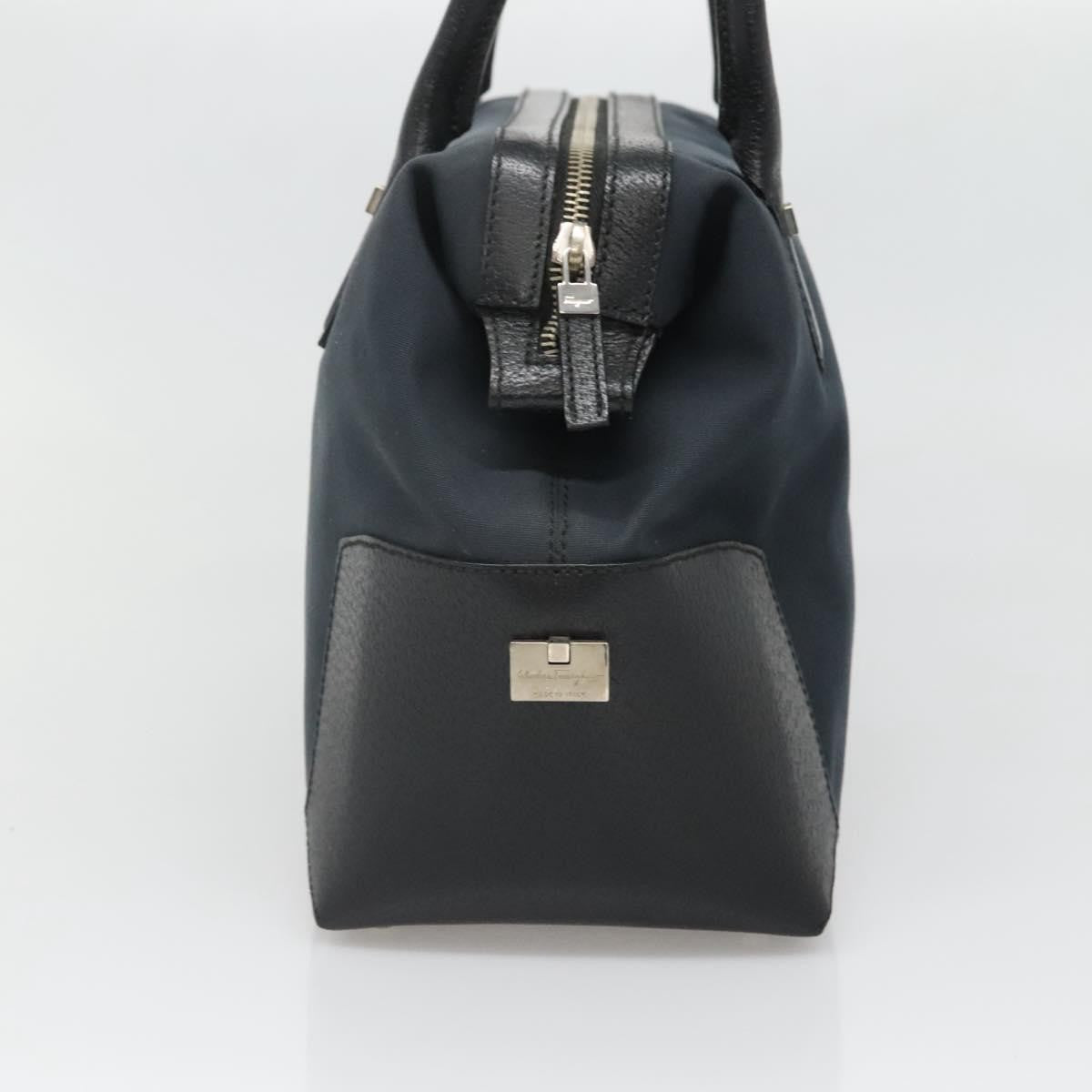 Salvatore Ferragamo Vintage Handbag Nylon, BLACK, NYLON, Handbag