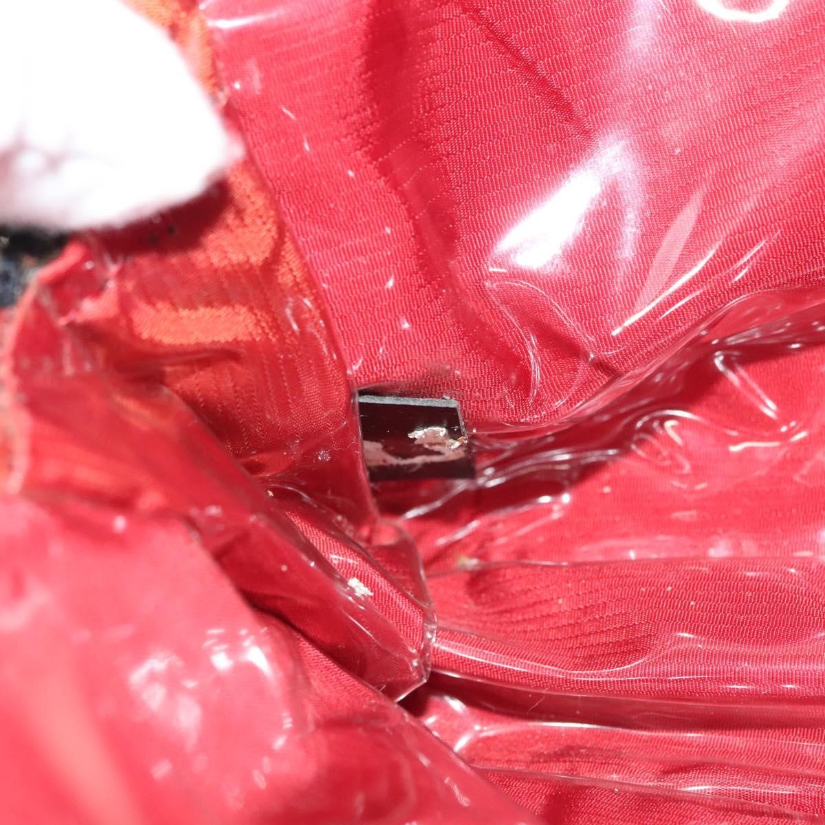 Chanel Travel Line Boston Bag Printed Nylon, BLACK, NYLON, Travel bag