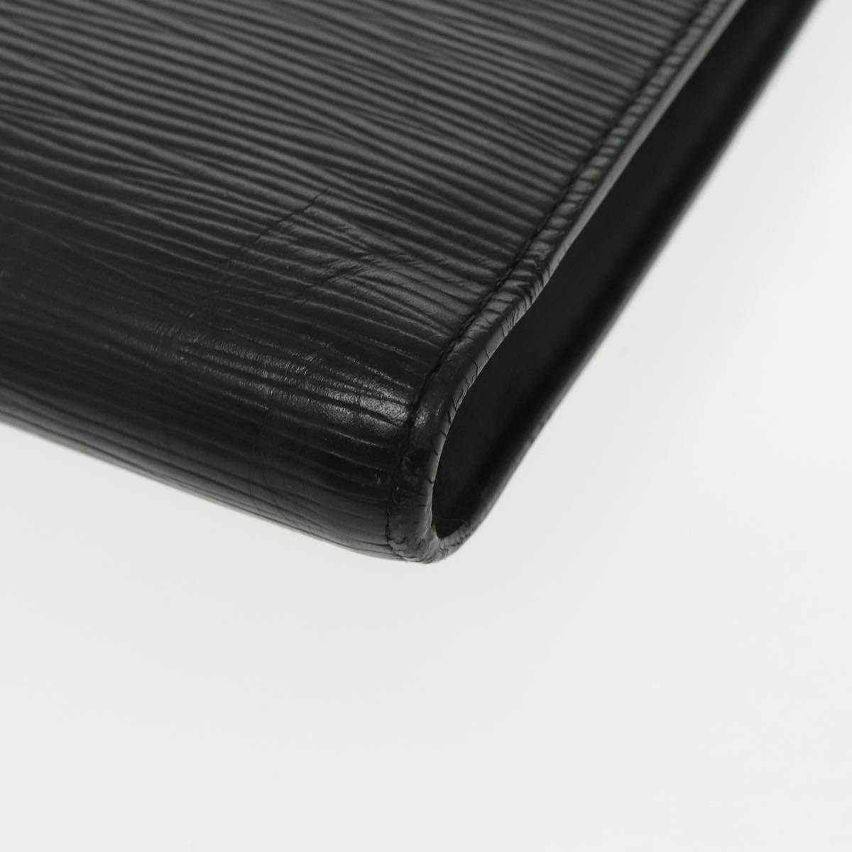 Louis Vuitton Pochette Jour Initials Epi Leather, BLACK, LEATHER, Clutche & pouche