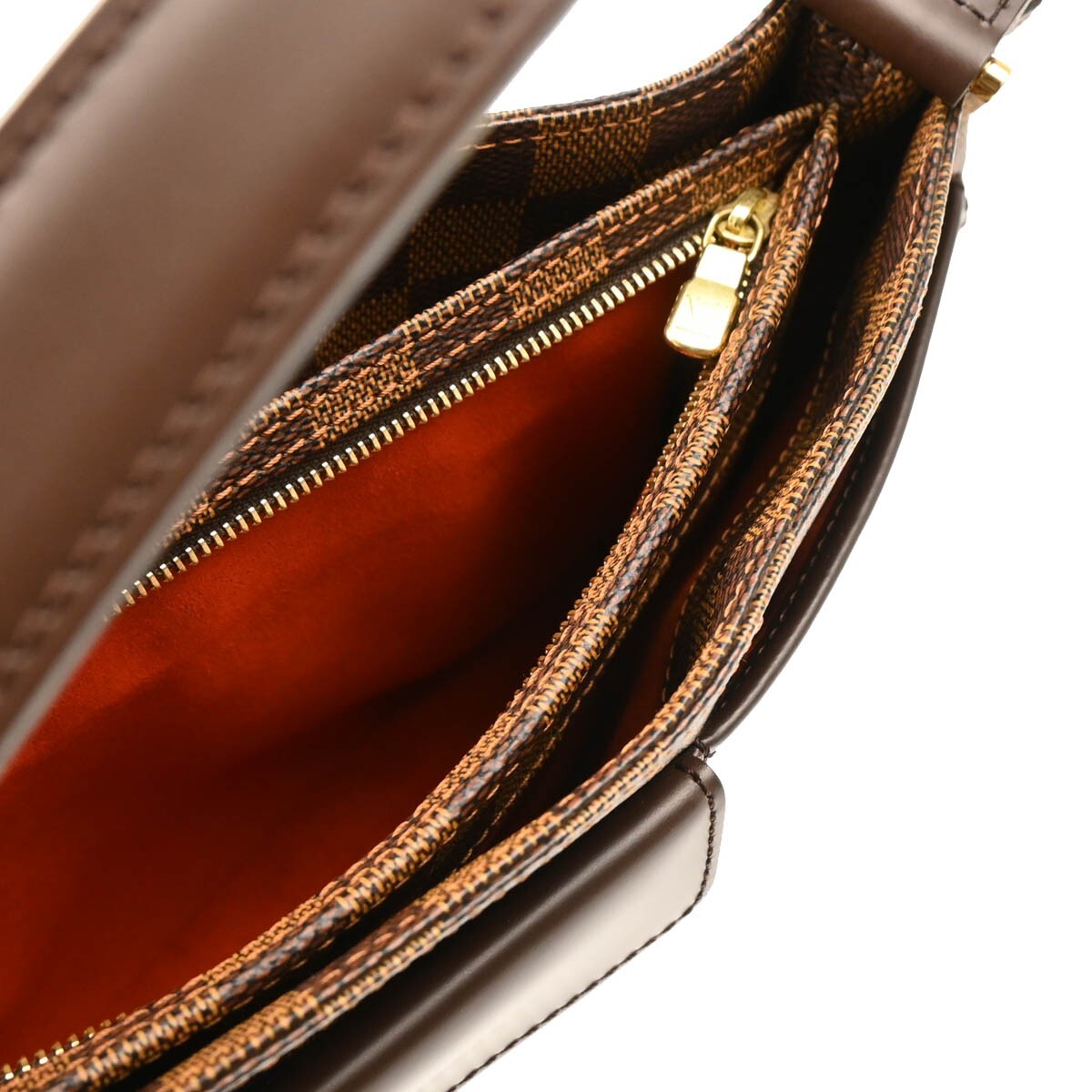 Louis Vuitton Aubagne Bag Damier, Brown, Canvas, Shoulder Bag