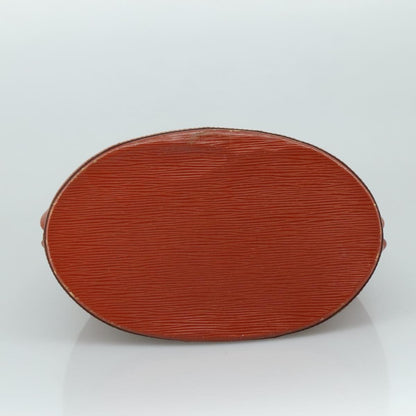 Louis Vuitton Cluny Shoulder Bag Epi Leather, BROWN, LEATHER, Shoulder bag