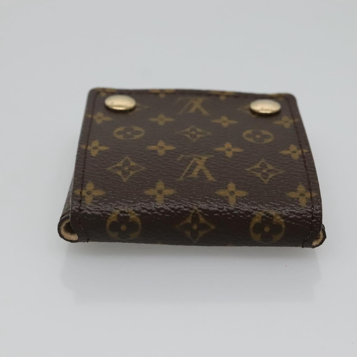 Louis Vuitton CASE JEWELRY BOX Canvas, BROWN, CANVAS, Wallets