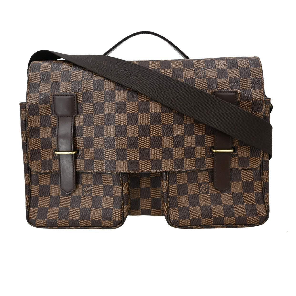 Louis Vuitton Broadway Bag Damier, BROWN, CANVAS, Briefcase