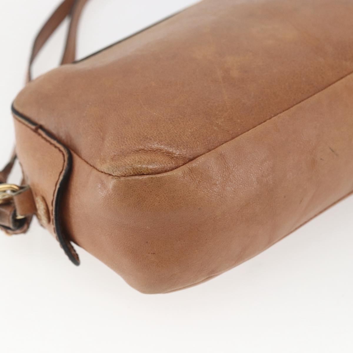 Chloe Vintage Shoulder Bag Leather, BROWN, LEATHER, Shoulder bag