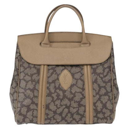 Saint Laurent Vintage Handbag PVC Leather, GRAY, PVC, Handbag