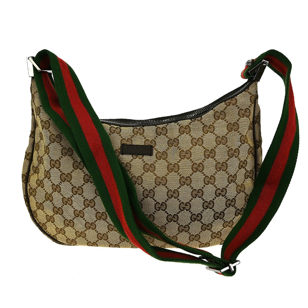 Gucci Vintage Ophidia Shoulder Bag GG Canvas, BROWN, CANVAS, Shoulder bag