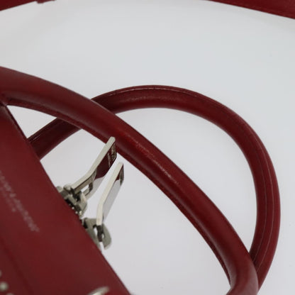 Saint Laurent Classic Baby Duffle Bag Leather, RED, LEATHER, Travel bag