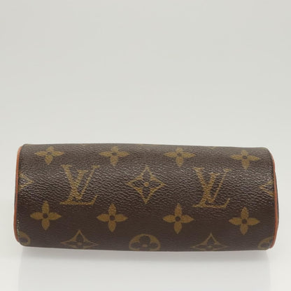 Louis Vuitton Papillon Pochette Monogram Canvas, BROWN, CANVAS, Clutche & pouche