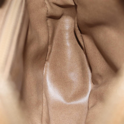 Celine Macadam Shoulder Bag PVC Leather, BEIGE, CANVAS, Shoulder bag