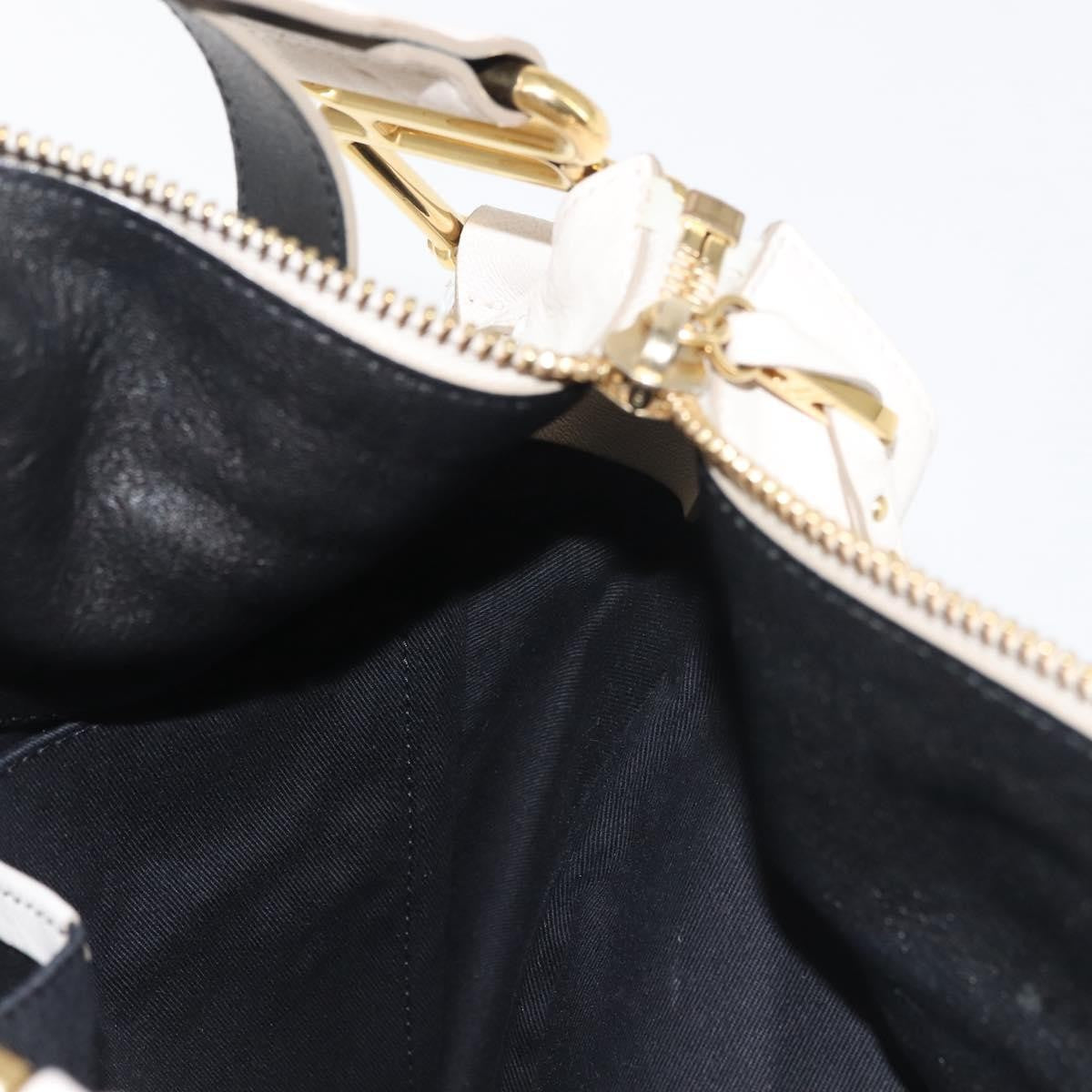Chloe Vanessa Shoulder Bag Leather, ECRU, LEATHER, Shoulder bag