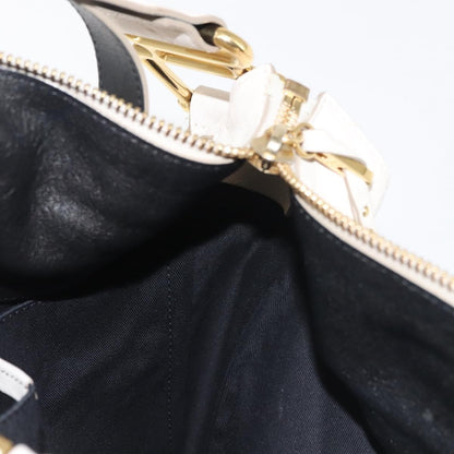 Chloe Vanessa Shoulder Bag Leather, ECRU, LEATHER, Shoulder bag