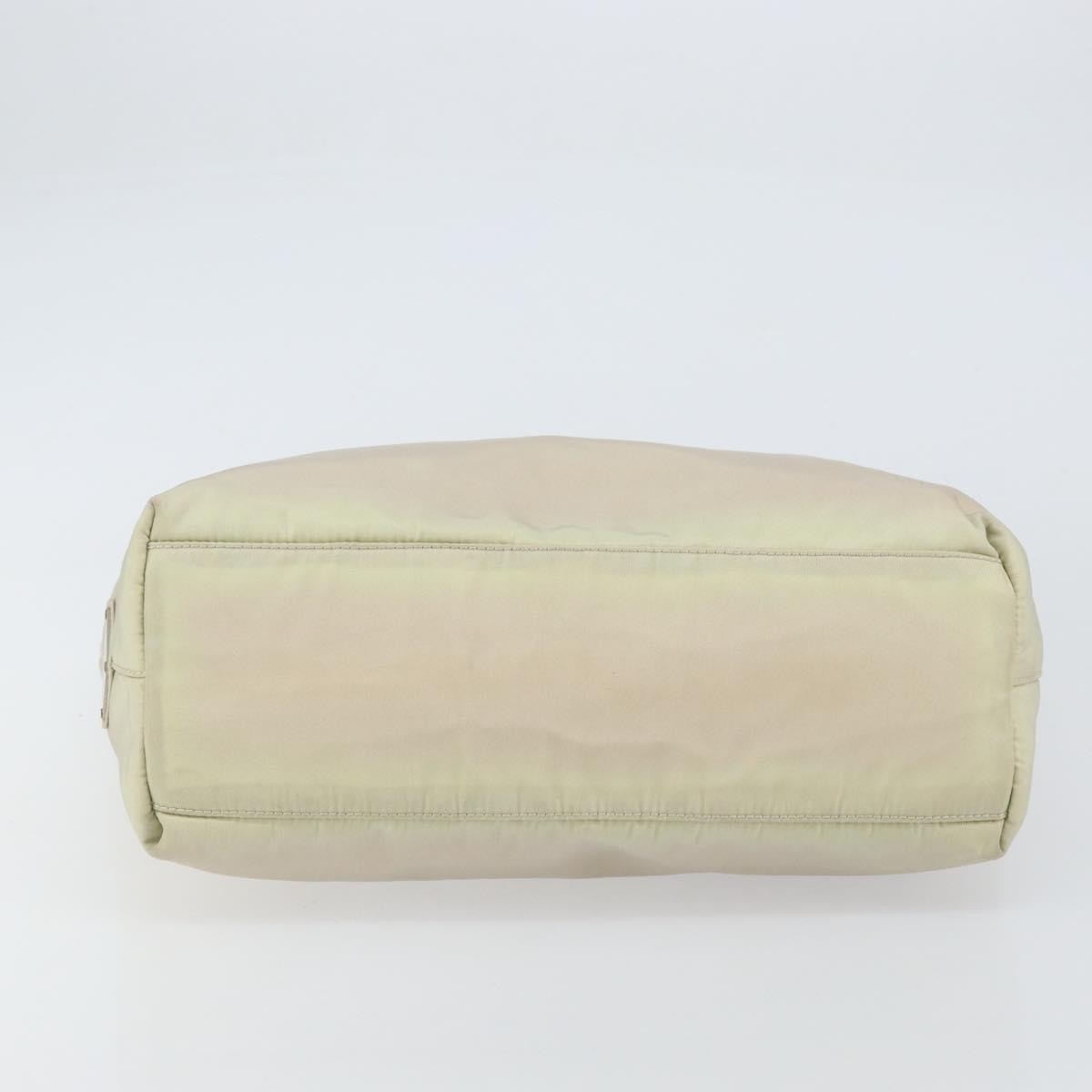 Prada Resin Handle Tote Tessuto, BEIGE, NYLON, Tote bag