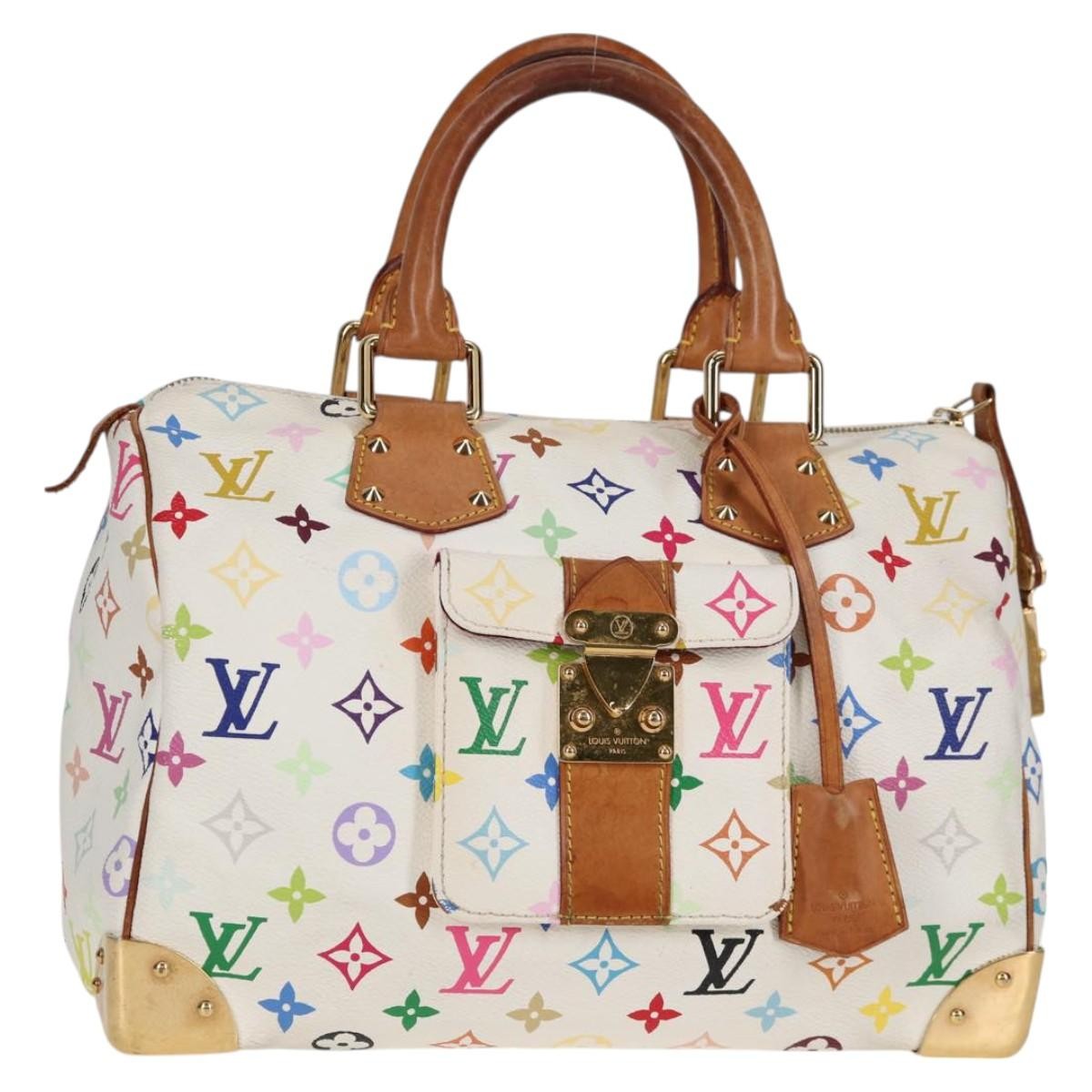 Louis Vuitton Speedy Handbag Monogram Multicolor, MULTICOLOUR, CANVAS, Handbag