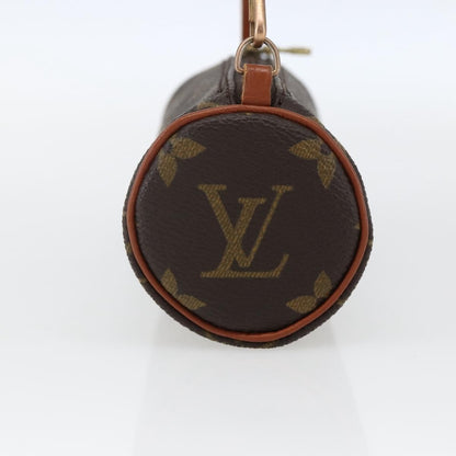 Louis Vuitton Papillon Pochette Monogram Canvas, BROWN, CANVAS, Clutche & pouche
