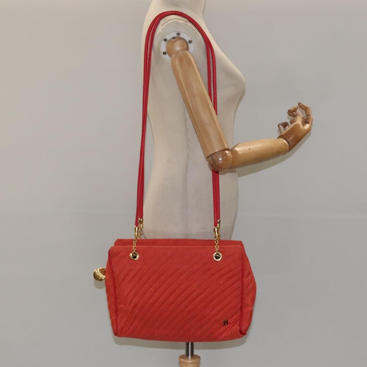 Bally Vintage Shoulder Bag Nylon, ORANGE, NYLON, Shoulder bag