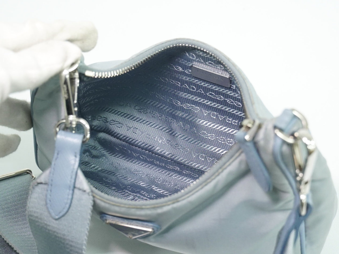 Prada Re-Edition 2005 Shoulder Bag Tessuto, BLUE, NYLON, Shoulder bag