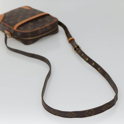 Louis Vuitton Danube 15 Crossbody Bag Monogram Canvas, BROWN, CANVAS, Crossbody bag