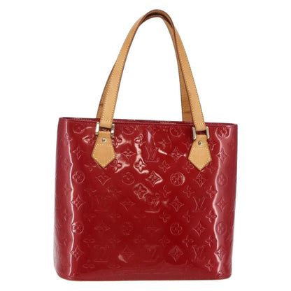 Louis Vuitton Houston Handbag Monogram Vernis, RED, PATENT_LEATHER, Handbag