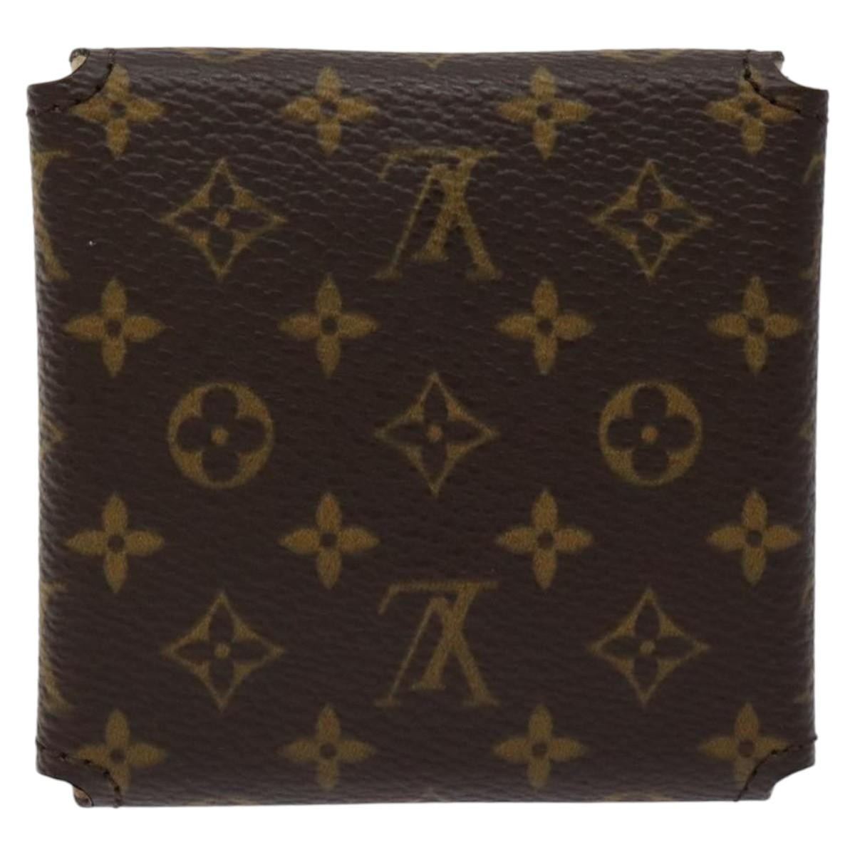 Louis Vuitton CASE JEWELRY BOX Canvas, BROWN, CANVAS, Wallets