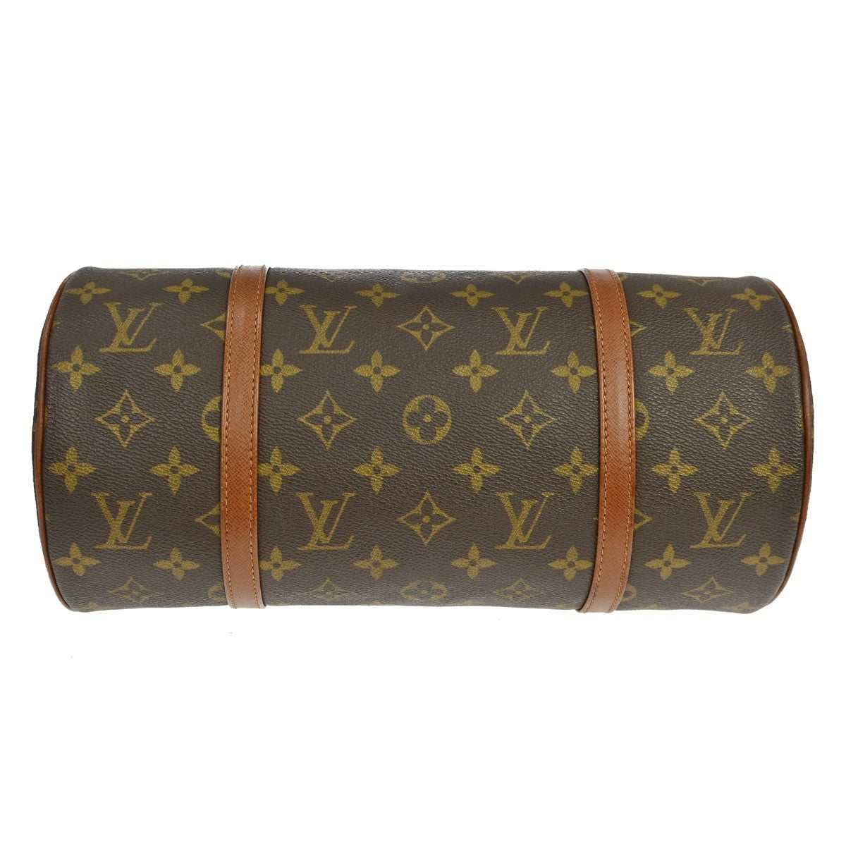 Louis Vuitton Papillon Handbag Monogram Canvas, Brown, Canvas, Handbag