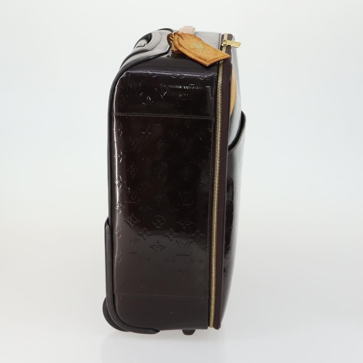 Louis Vuitton Pegase Luggage Monogram Vernis, BROWN, PATENT_LEATHER, Travel bag