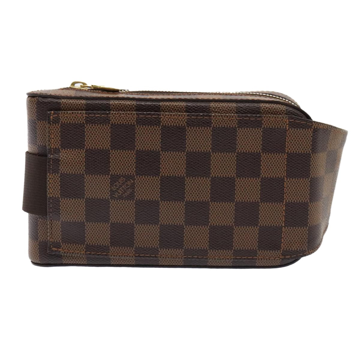 Louis Vuitton Geronimos Waist Bag Damier, BROWN, CANVAS, Shoulder bag