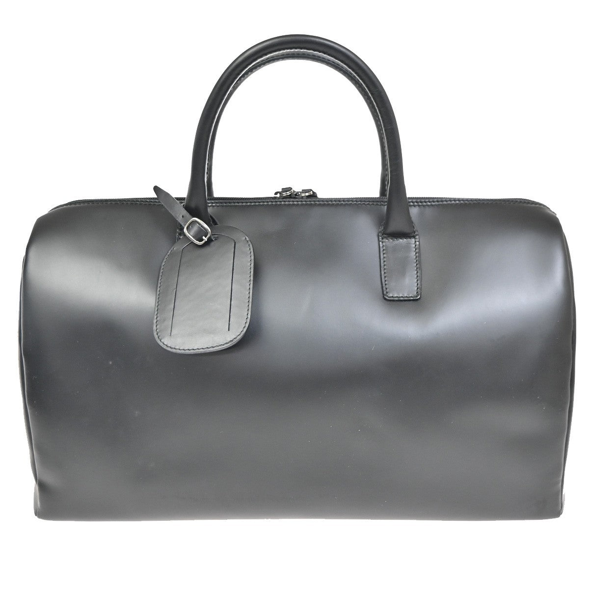 Gucci Vintage Boston Bag Leather, BLACK, LEATHER, Travel bag