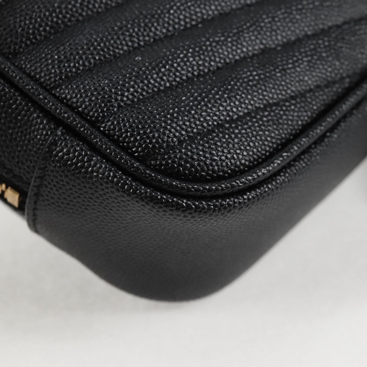 Saint Laurent Lou Camera Bag Leather, BLACK, LEATHER, Crossbody bag