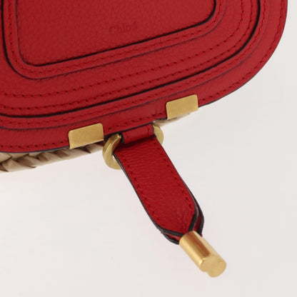 Chloe Marcie Basket Bag Raffia, BEIGE, WICKER, Handbag